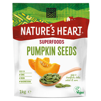 Nature's Heart Pumpkin Seeds, 1kg
