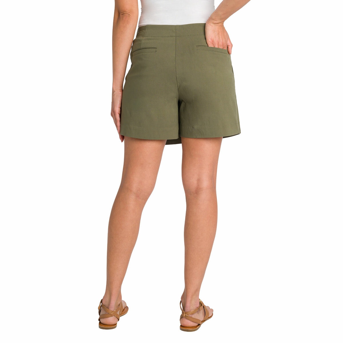 Mason & Belle Ladies Wrap Skort in Olive Mason & Belle Ladies Wrap Skort in Olive