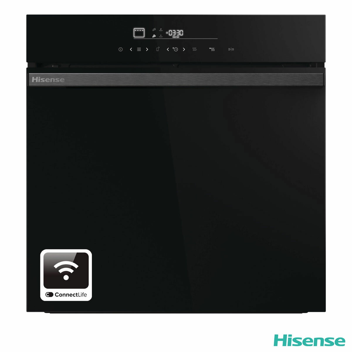 Hisense Hi6 BlackLine HO66FAPizzaChef Electric Pyrolytic Smart Oven, A+ Rated in Black Hisense Hi6 BlackLine HO66FAPizzaChef Electric Pyrolytic Smart Oven, A+ Rated in Black