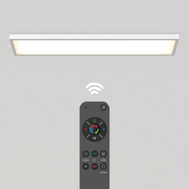 Remote control turning on Artika Skyshade Smart LED panel
