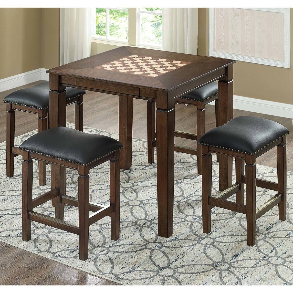 well universal game top table with 4 stools  game accessories  costco uk