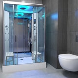 Insignia Diamond 1400 x 900 Steam Shower in 2 Colours