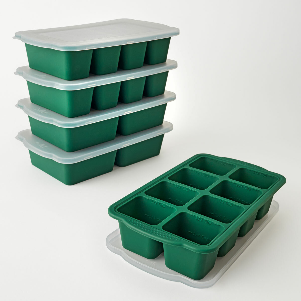 MIU Silicone Freezer Tray, 5 piece set in 2 Colours