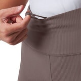 Mondetta Ladies Ribbed Cargo Tight in Brown, Large