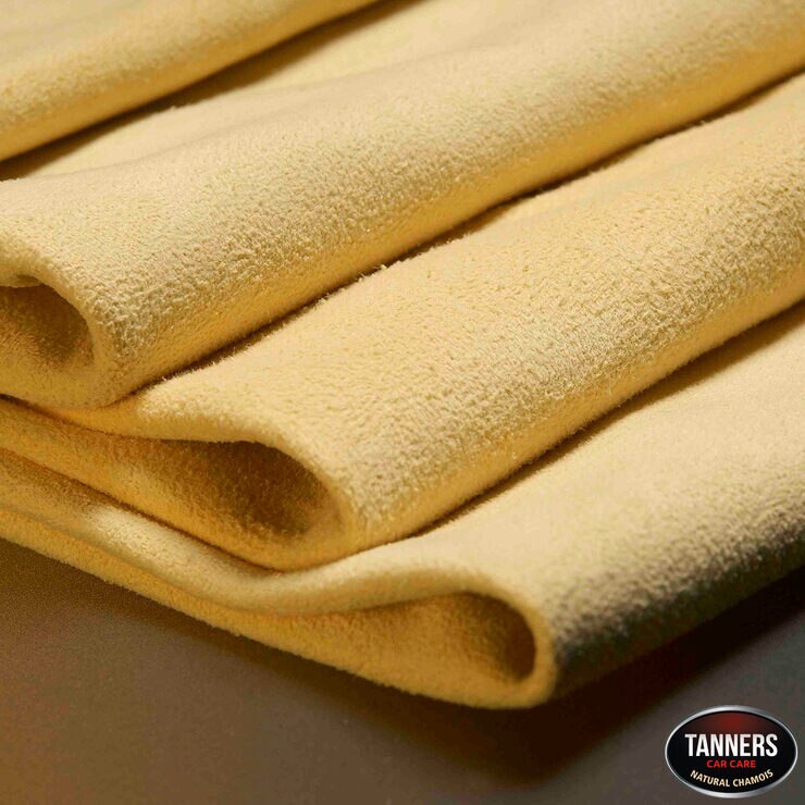 Tanners Tradition Chamois Leather Car Cleaning and Drying Cloths, 2