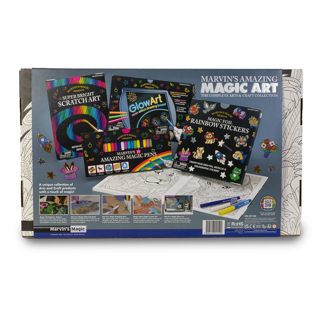Buy Marvins Magic Art Collection Back of Box Image at Costco.co.uk