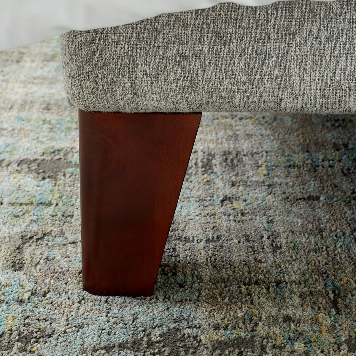 Northridge Home Grey Upholstered Bed Frame, Double Costco UK