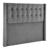 Silentnight Velvet 4 Drawer Divan Base with Bloomsbury Headboard in 2 Colours & 3 Sizes