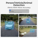 Reolink Argus PT Ultra 4K 8MP Wireless Pan & Tilt Solar/Battery Camera with Spotlights + 64GB SD Card - 2 Pack