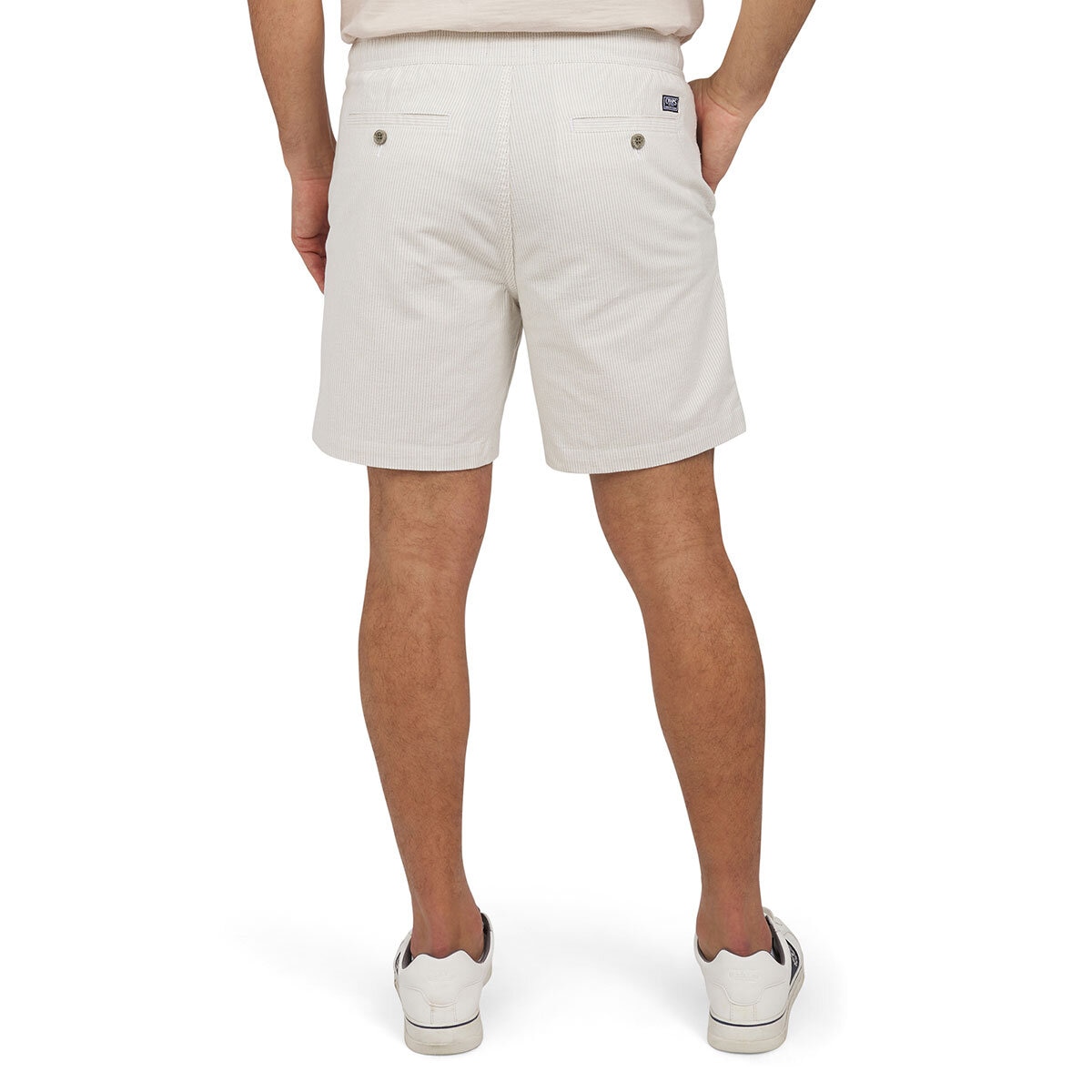 Chaps Men's Pull On Short in Stripe