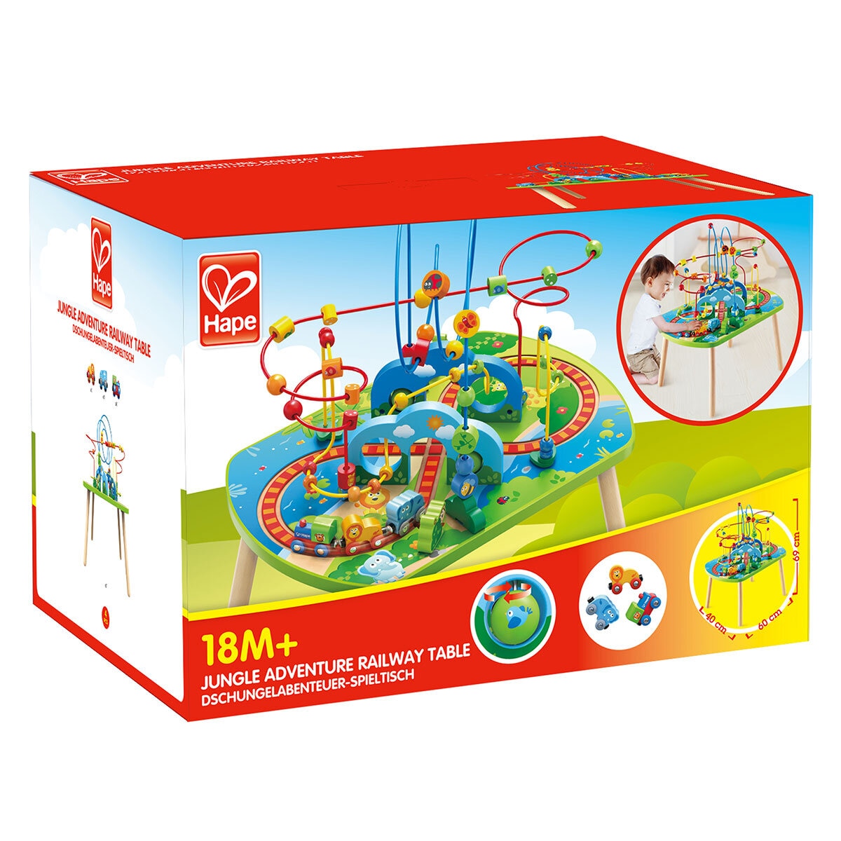 Buy Hape Jungle Adventure Railway Table Box Image at Costco.co.uk