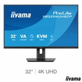iiyama, 32 Inch, 4k UHD, VA Monitor, XB3294UHSCP-B1