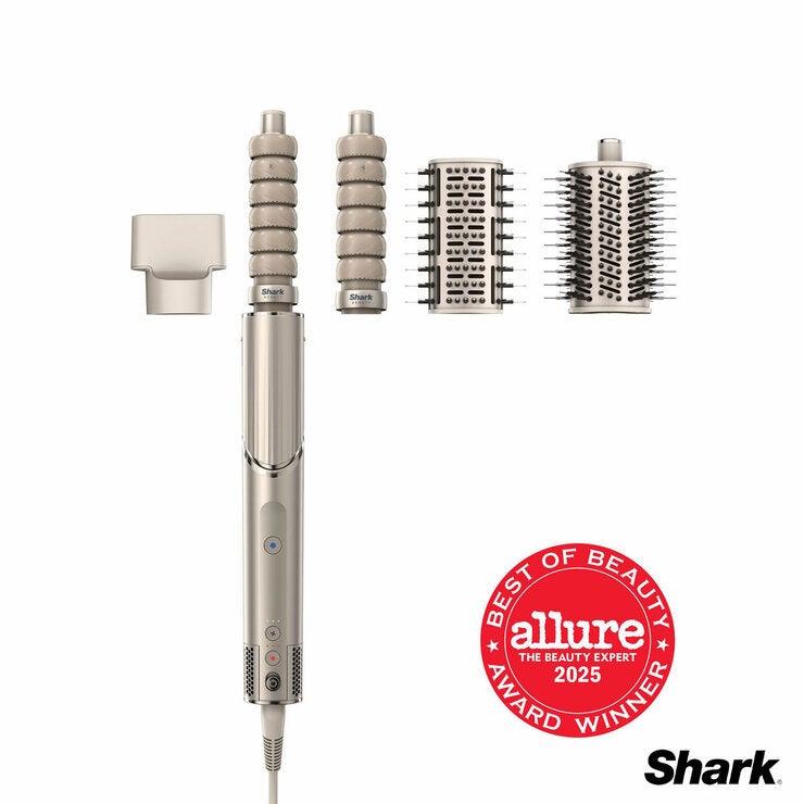 Image of Shark HD436SLUK Shark FlexStyle 4-in-1 Air Styler & Hair Dryer in Stone Image of Shark HD436SLUK Shark FlexStyle 4-in-1 Air Styler & Hair Dryer in Stone