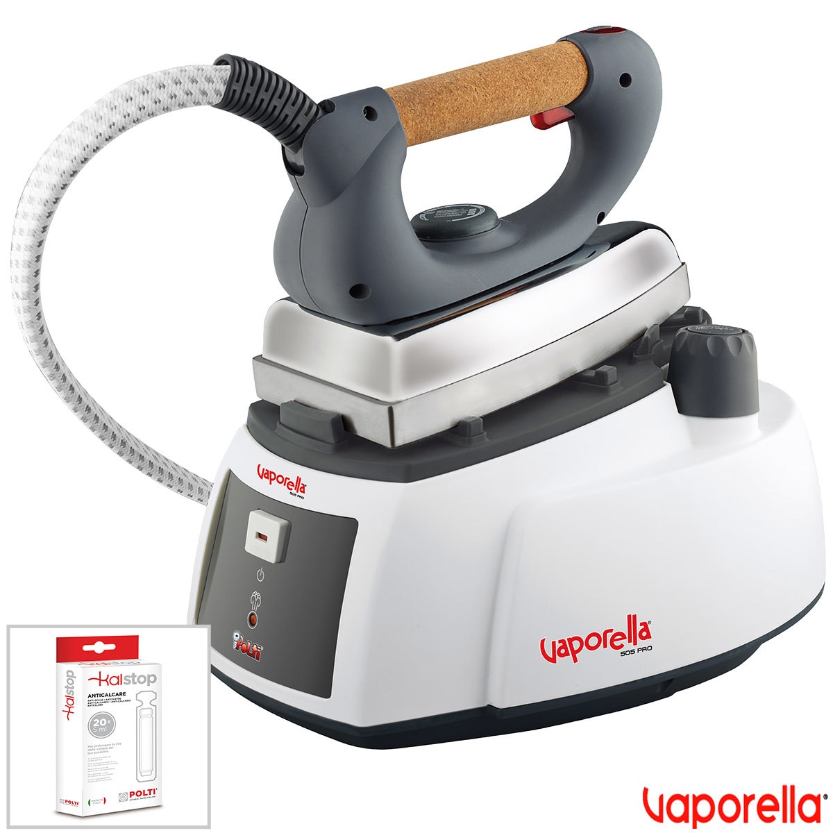 Polti Vaporella 505 Pro Steam Generator Iron & Kalstop