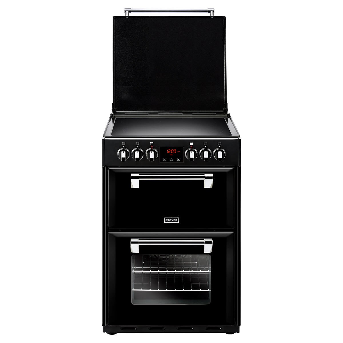 Stoves Richmond 600E, Electric Range Cooker A Rating in Black Costco UK