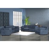 Selsey Blue Fabric 2 Seater Sofa