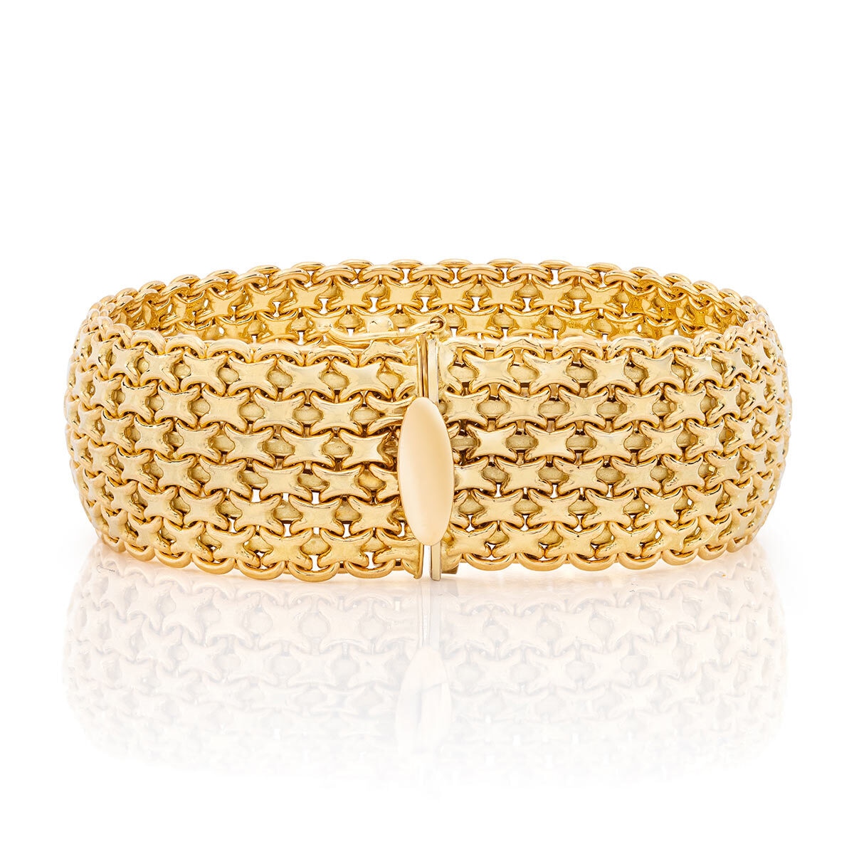 18ct Yellow Gold Bombay Bismark Bracelet