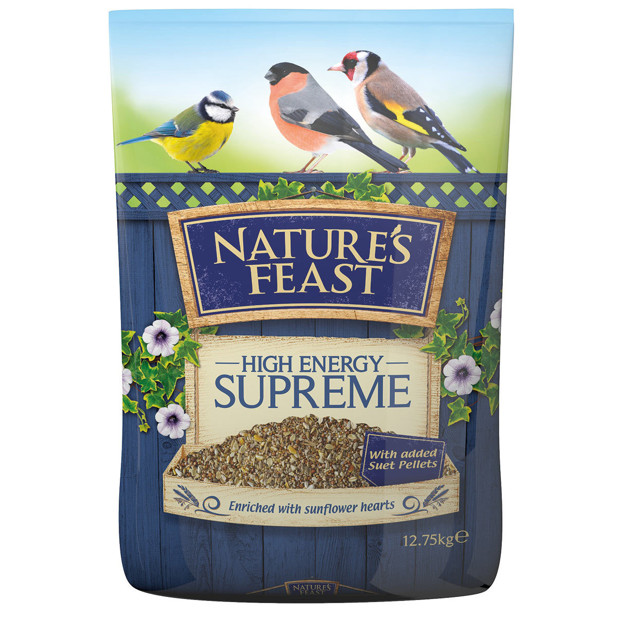Natures Feast Supreme 8 Seed Blend Bird Food 12.75 kg