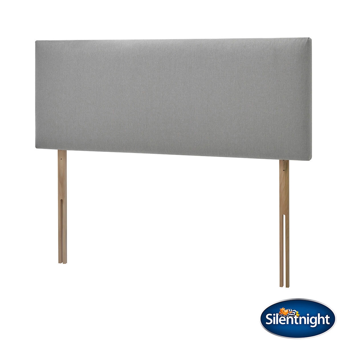 Silentnight Bexley Grey Fabric Headboard in 5 Sizes