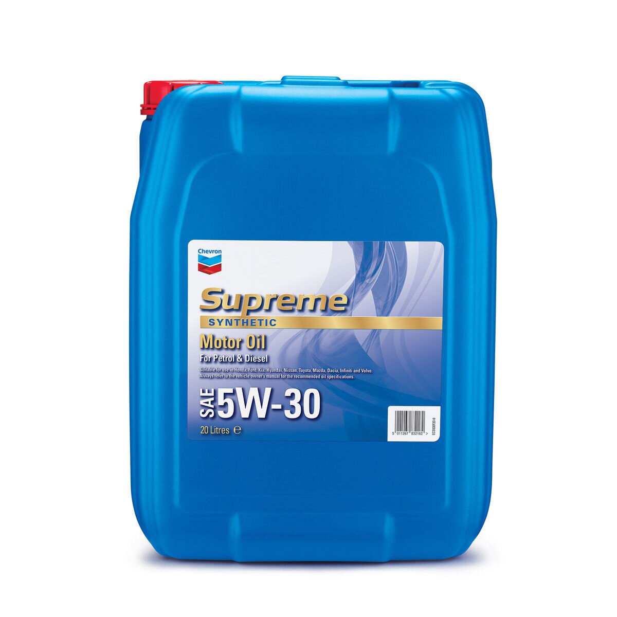Chevron Supreme Motor Oil 5W30, 20 Litre Costco UK