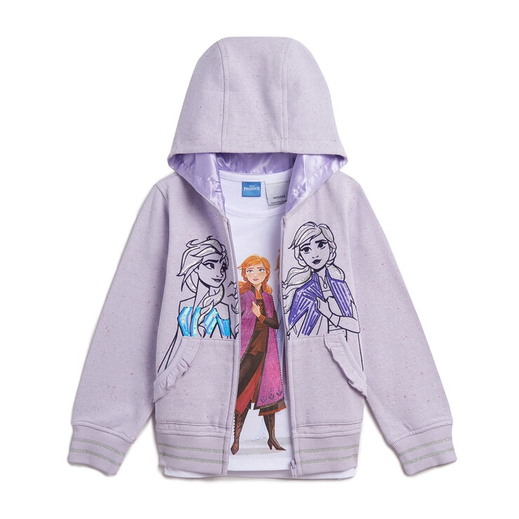 Character Children's Hoody & T-Shirt Set in Frozen, Size 5