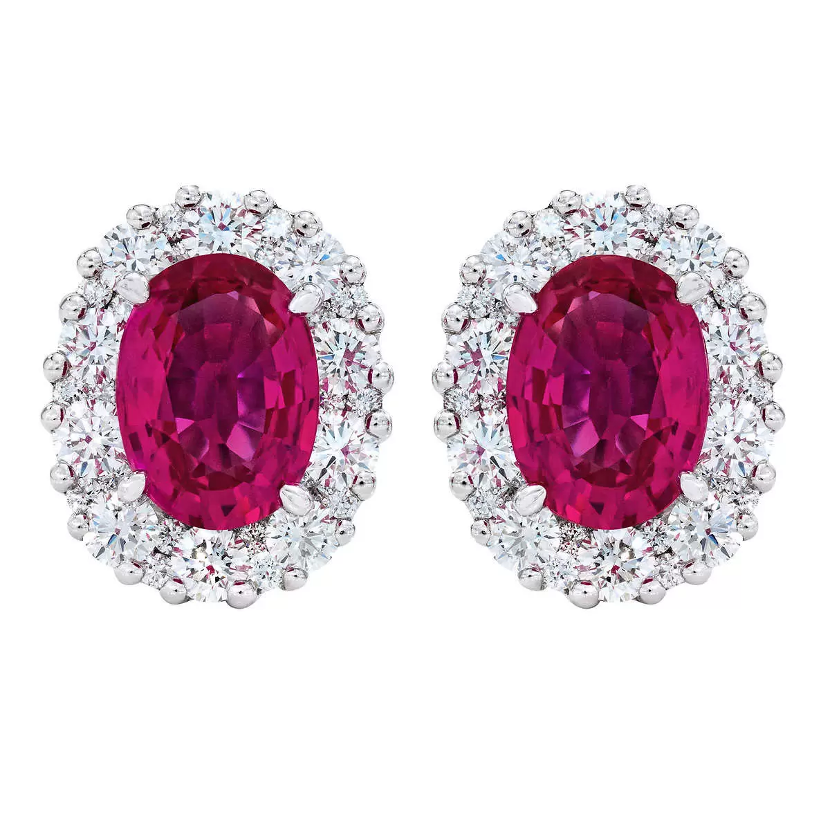 Ruby and diamond shop earrings costco