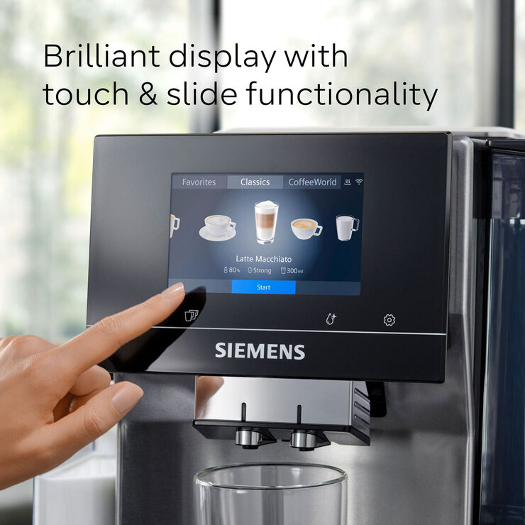 Siemens EQ700 Bean to Cup Coffee Machine, TQ717GB3
