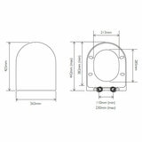 Tavistock Lindo Soft Close Toilet Seat