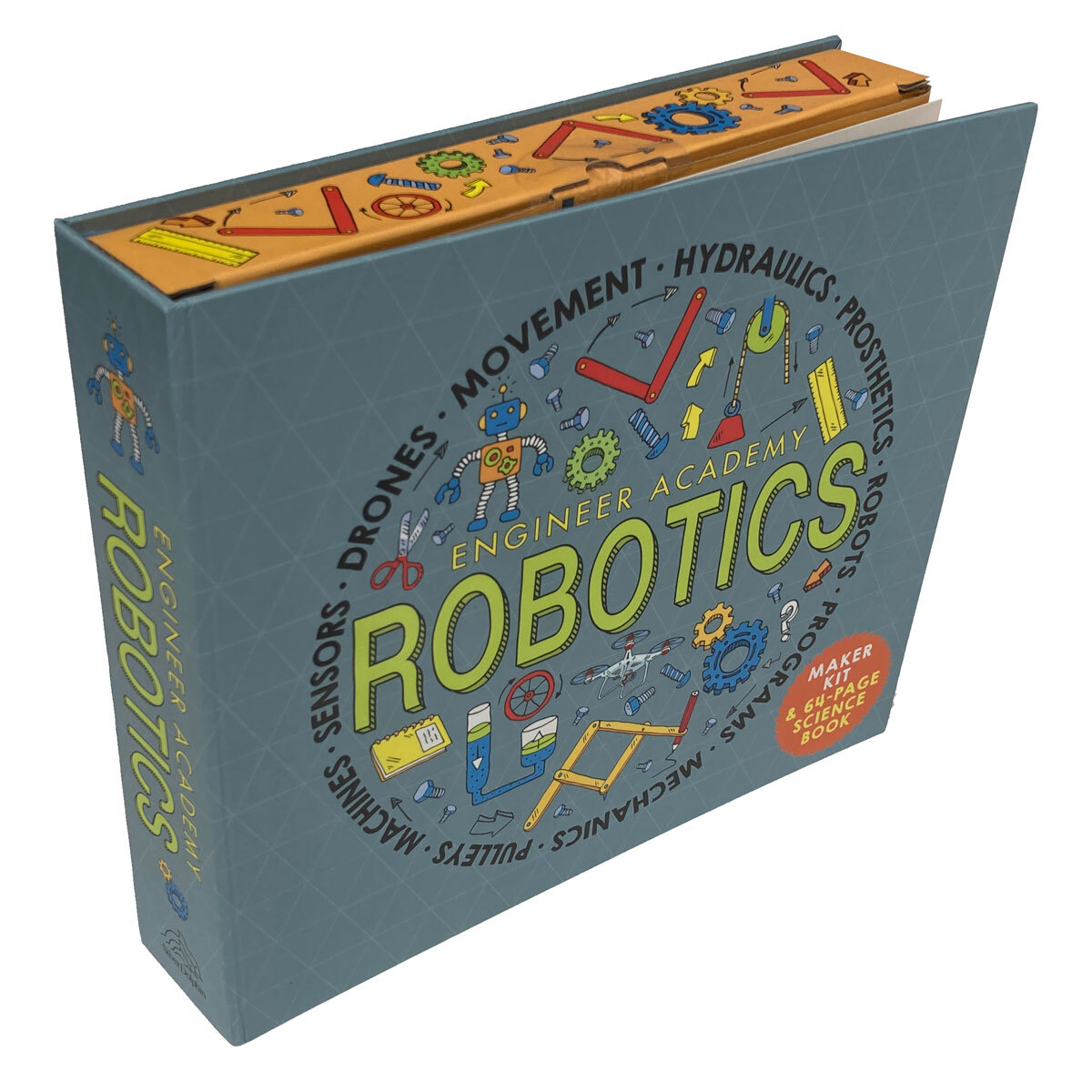 Engineer Academy Robotics Science Book with Maker Kit (7+...