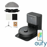 Eufy L60 Hybrid Robot Vacuum & Mop with Self-Empty Station with attachments