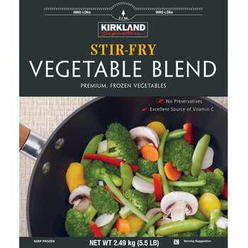 Kirkland Signature Stir Fry Vegetable Blend, 2.49kg