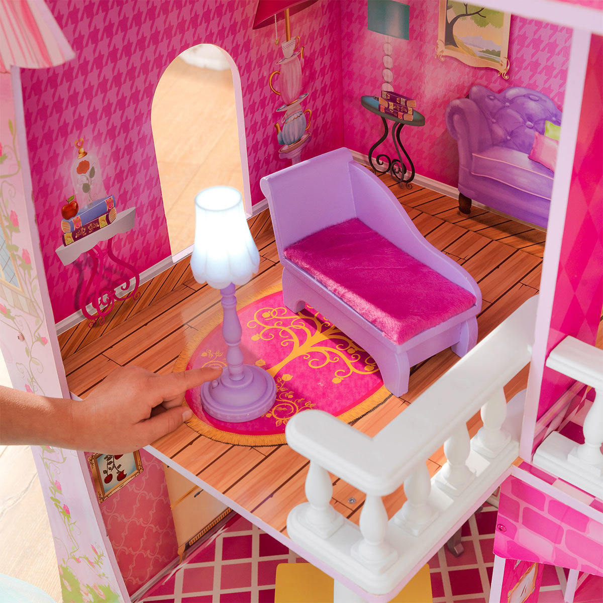 KidKraft Far Far Away Dollhouse + 21 Pieces of Furniture (3+ Years)