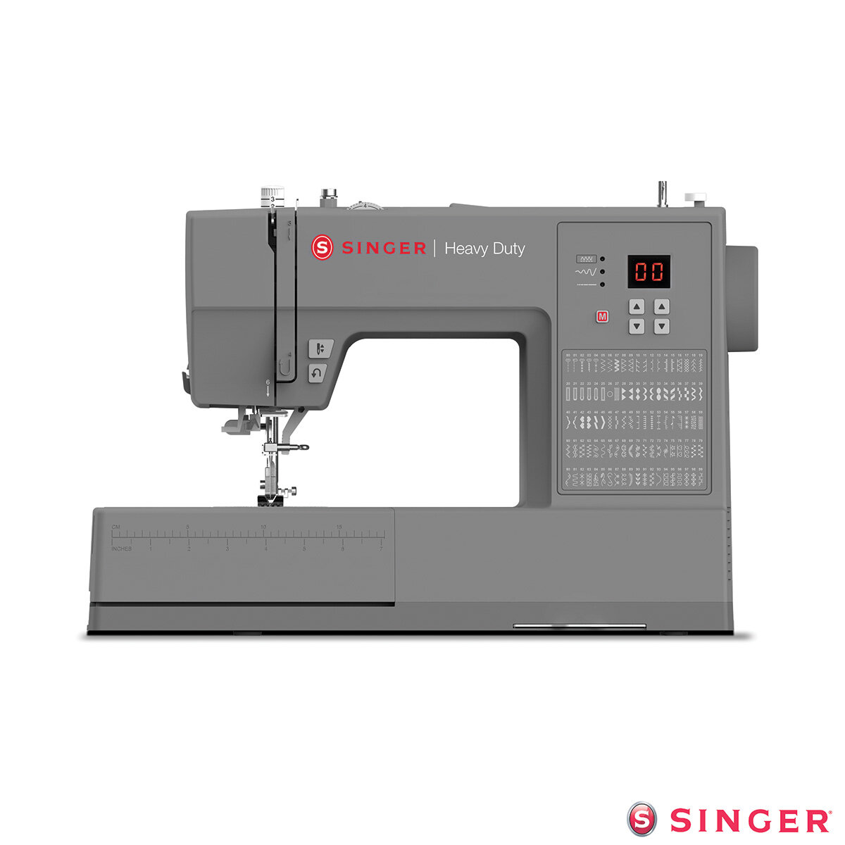 Front Profile of Singer Heavy Duty Sewing Machine