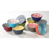 Signature Stoneware 10 Piece Serving Bowl Set