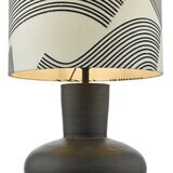 Miho Black/Bronze Table Lamp With Shade