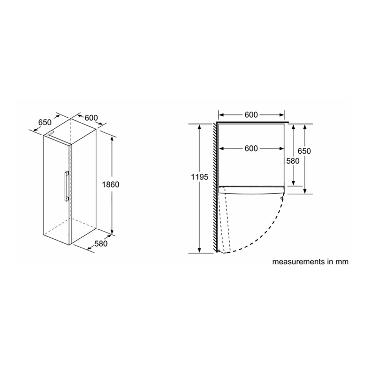 Buy Siemens iQ300 KS36VVIEPG Freestanding Tall Fridge, E Rated in Stainless Steel at Costco.co.uk