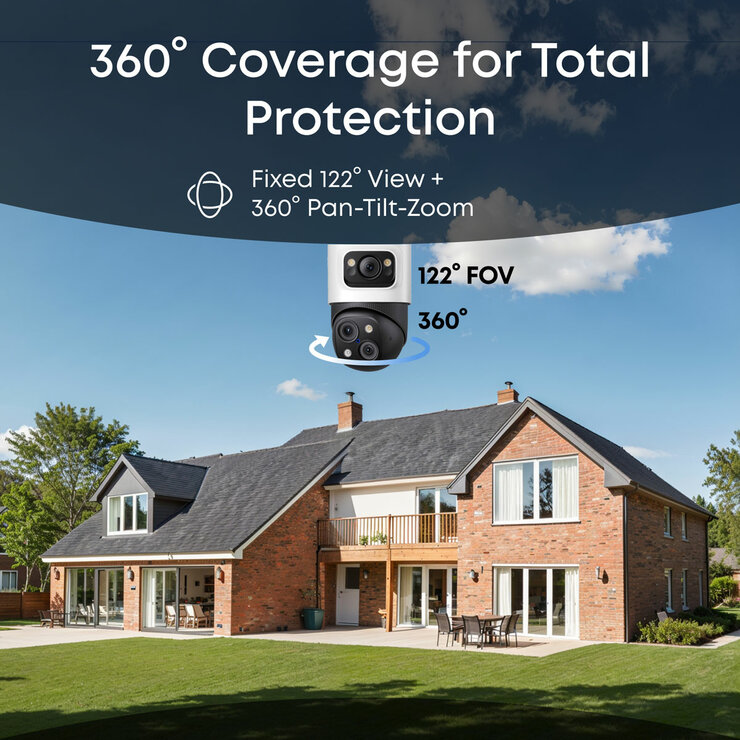 Eufy POE S4 4K Bullet-PTZ Security Camera Add-on 2 Pack