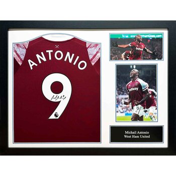Antonio Signed Framed West Ham United Shirt 