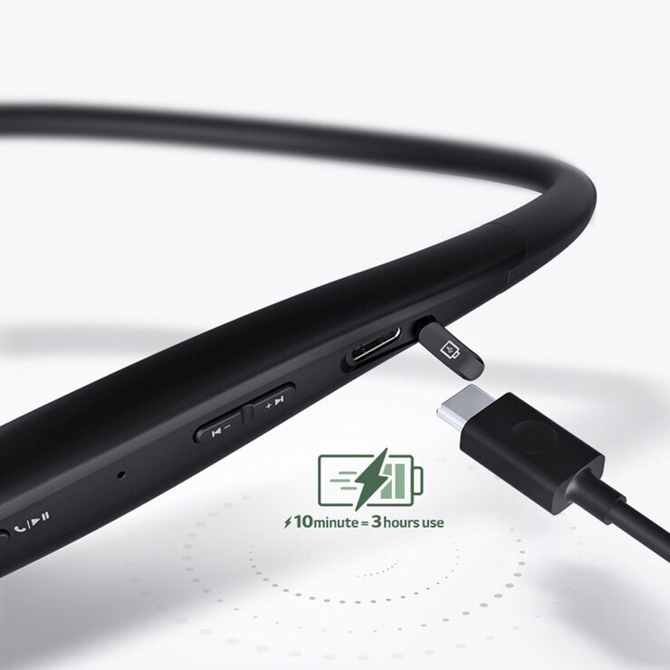 LG TONE Style Bluetooth Wireless Neckband Headphones, HBSSL5 Costco UK