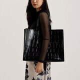Ted Baker Allicon Tote in Glossy Black
