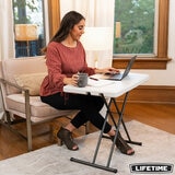 Lifetime 30" (2.5ft) Almond Personal Commercial Table
