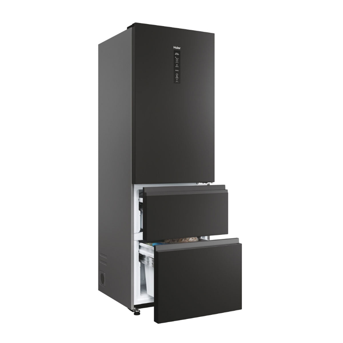 Haier HTW3618ENPB Series 3 Fridge Freezer, E Rated in Slate Black