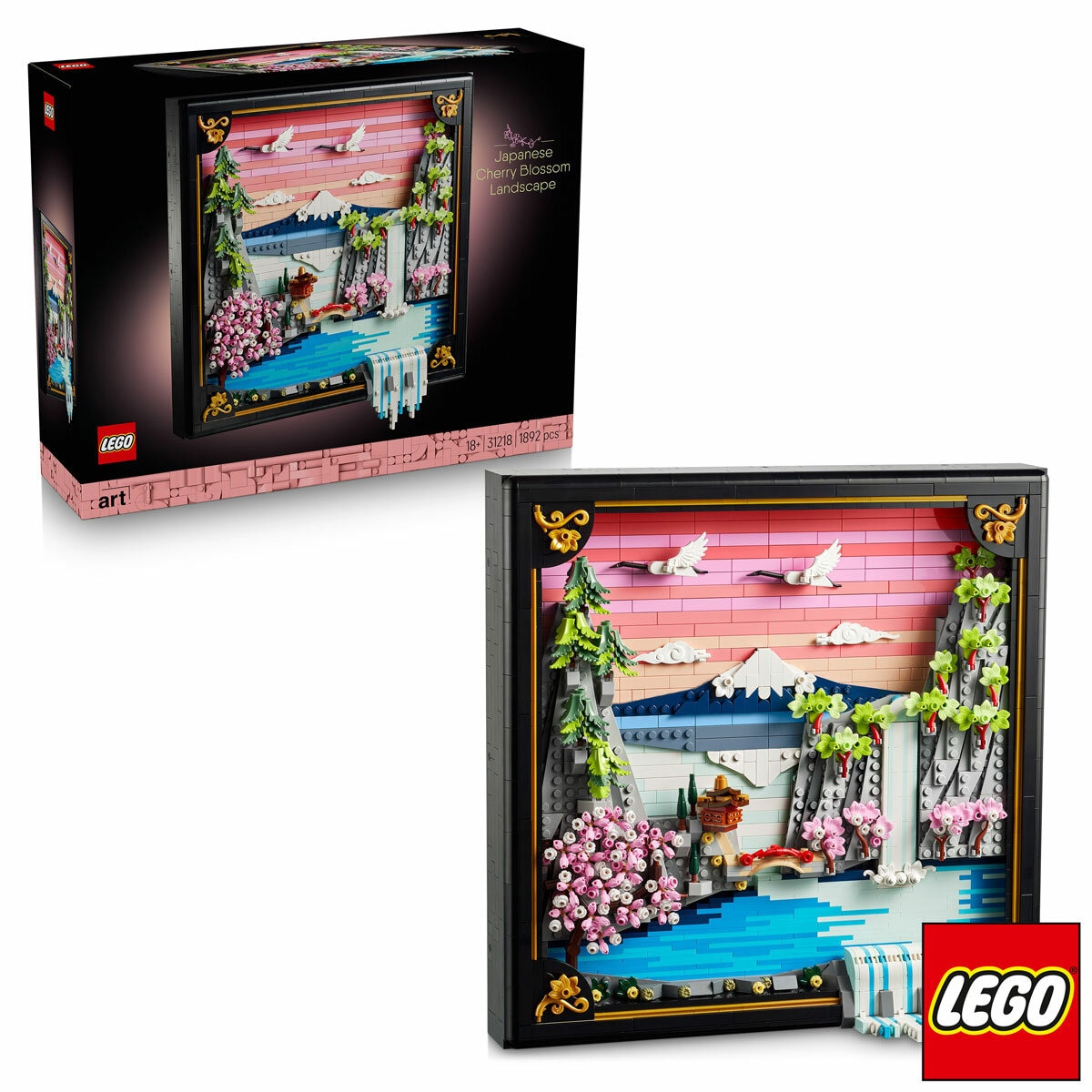 LEGO Art Japanese Cherry Blossom Landscape - Model 31218 (18+ Years)