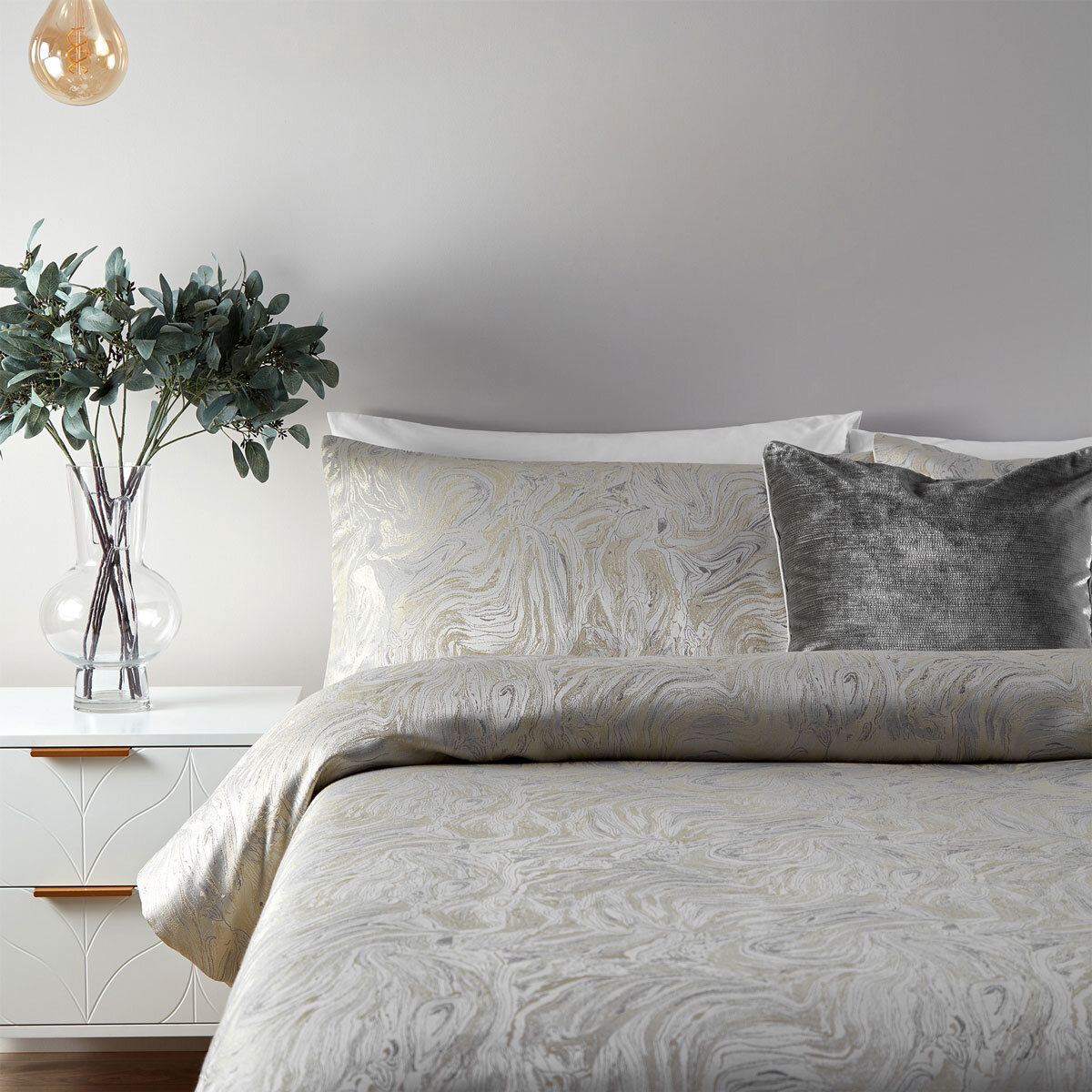 MARBLE OYSTER DUVET SET