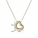 14ct Yellow Gold Open Heart Pendant 14ct Yellow Gold Open Heart Pendant