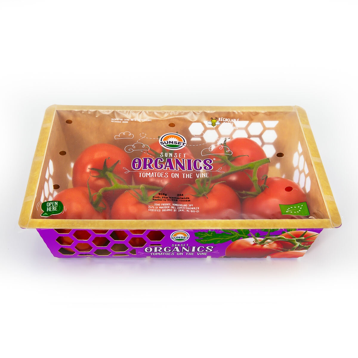 Organic Large Vine Tomatoes, 908g