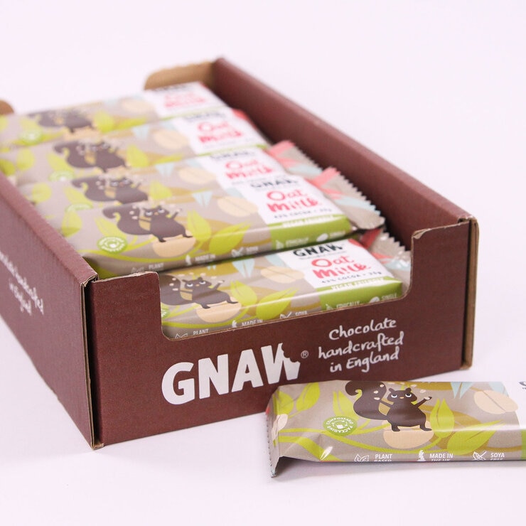 Gnaw Vegan Oat Mi!lk Bars 25 x 35g Gnaw Vegan Oat Mi!lk Bars 25 x 35g