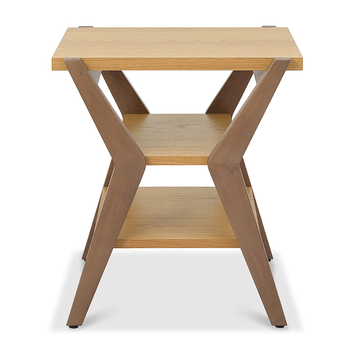 Bentley Designs Kristen Light Oak Lamp Table