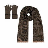DKNY Ladies Scarf & Glove Set