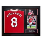 Bruno Fernandes signed Manchester Utd shirt